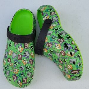 Minecraft Kids Green Water Shoes